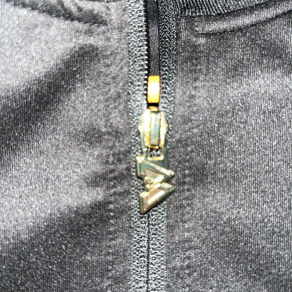 BEAST MODE Marshawn Lynch Men's Black Full Zip Track Jacket Logo Banner Sleeves - Picture 6 of 8